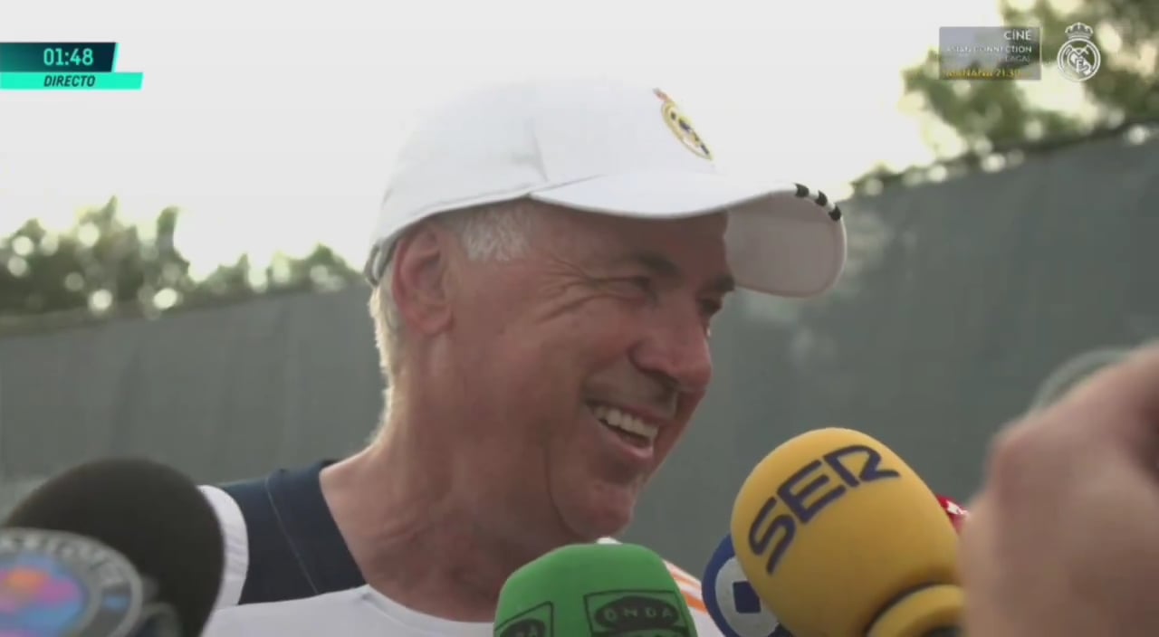 Carlo Ancelotti: "Yesterday, I got angry with Jude Bellingham. I called him & he didn't answer. So I told Vinícius to call him & Jude immediately answered."