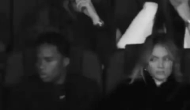 Rare video of Endrick watching a Bobby Charlton game
