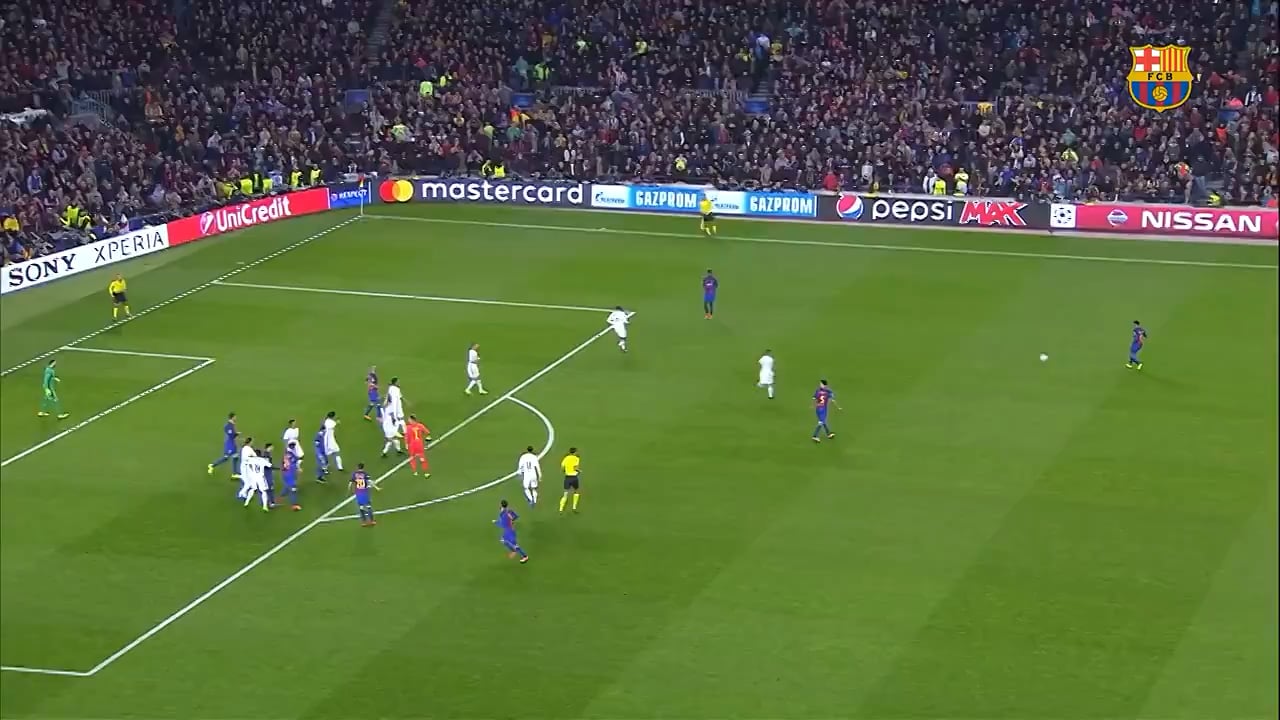 90+5' Gol del Barcelona. Sergi Roberto.