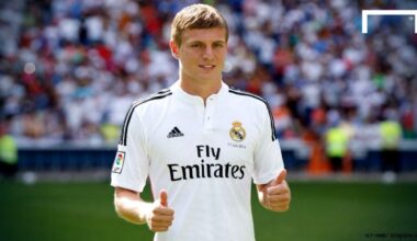 First day of Kroos in Real Madrid.