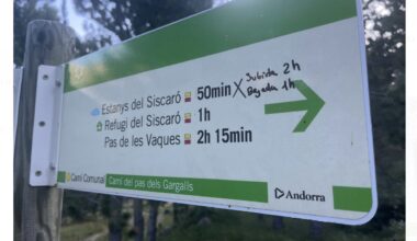 'Espanyols en baixa forma embrutant (cartells a) Andorra'