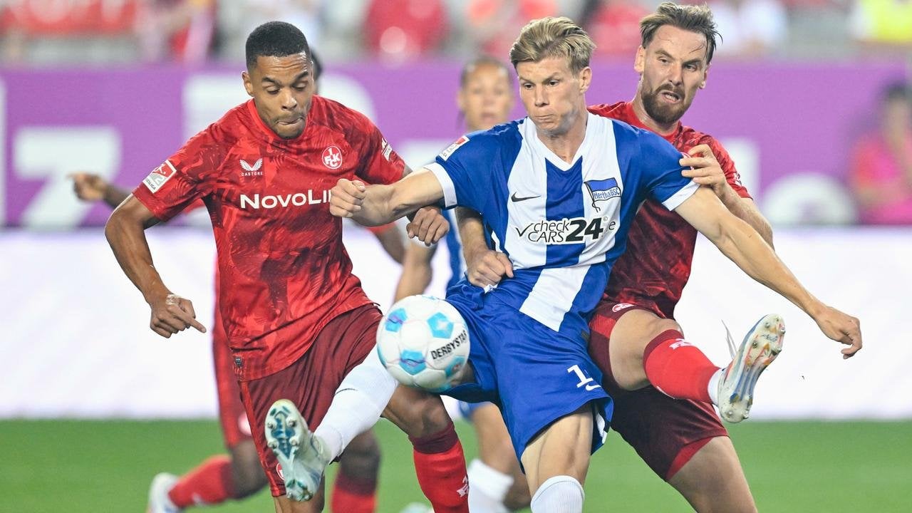 Sieben-Tore-Spektakel: Hertha BSC gewinnt wildes Spiel auf dem Betzenberg