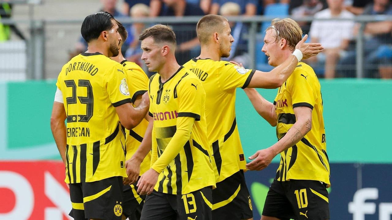 Phönix Lübeck ohne Chance: 85 Prozent Ballbesitz - BVB spaziert in die zweite Runde