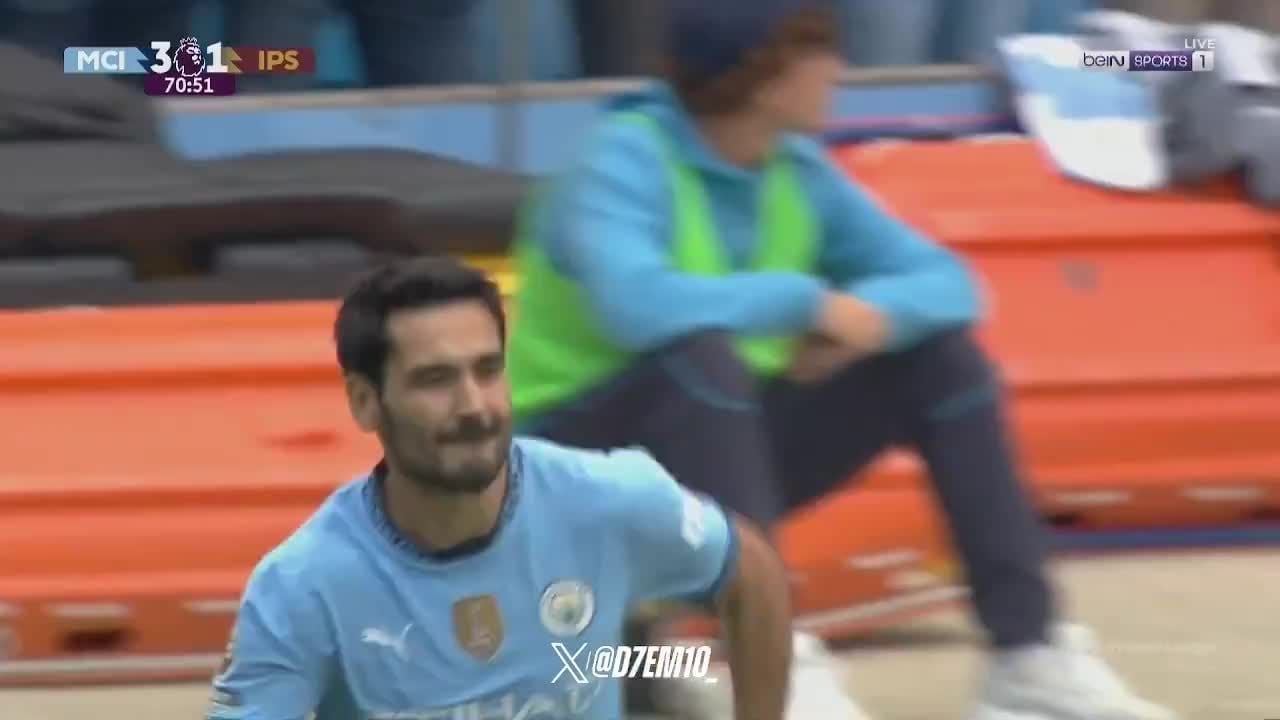 Gundogan ovation after return to Man City 70’