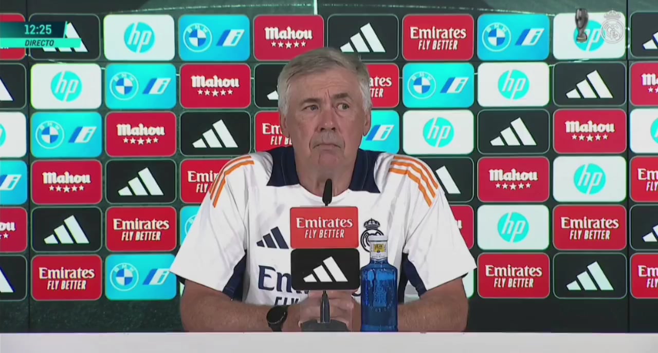 Ancelotti: “Bellingham has taken a hit. They are evaluating him.”