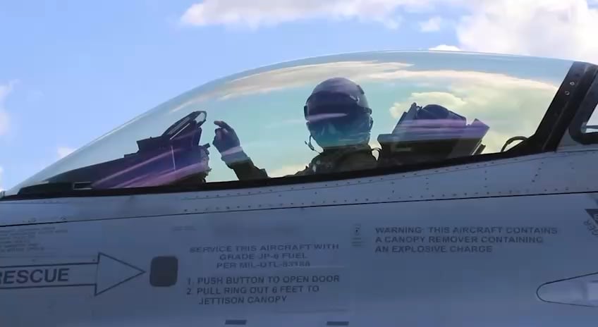 F-16 are officially in Ukraine. Happy hunting, falcons! Thanks to Denmark, Netherlands, USA.