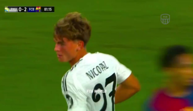 Nico Paz scores from Arda Güler's corner