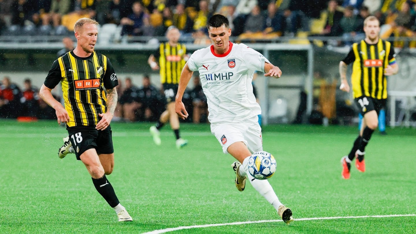 [Conference League] Gelungene Europa-Premiere: 1. FC Heidenheim gewinnt Hinspiel gegen BK Häcken