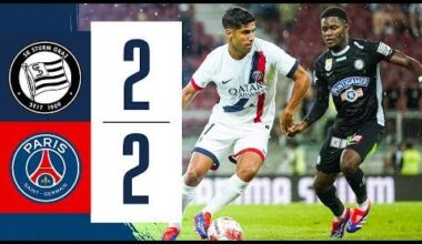 PSG vs Sturm Graz Highlights