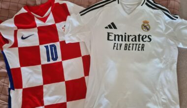 Two captain jerseys of some young lad...