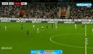 Lugano 1 - [2] Beşiktaş - Gedson Fernandes 52'