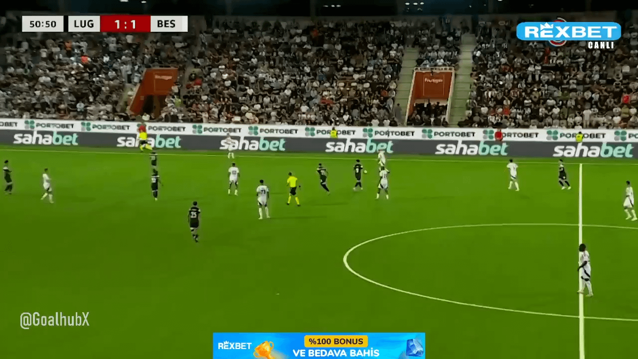 Lugano 1 - [2] Beşiktaş - Gedson Fernandes 52'