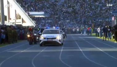Over 30,000 people out in Botswana's 🇧🇼 biggest stadium to welcome Letsile Tebogo!🤯

This is what the country's first Olympic GOLD means to them.

They got a second public holiday in a week as well for this.