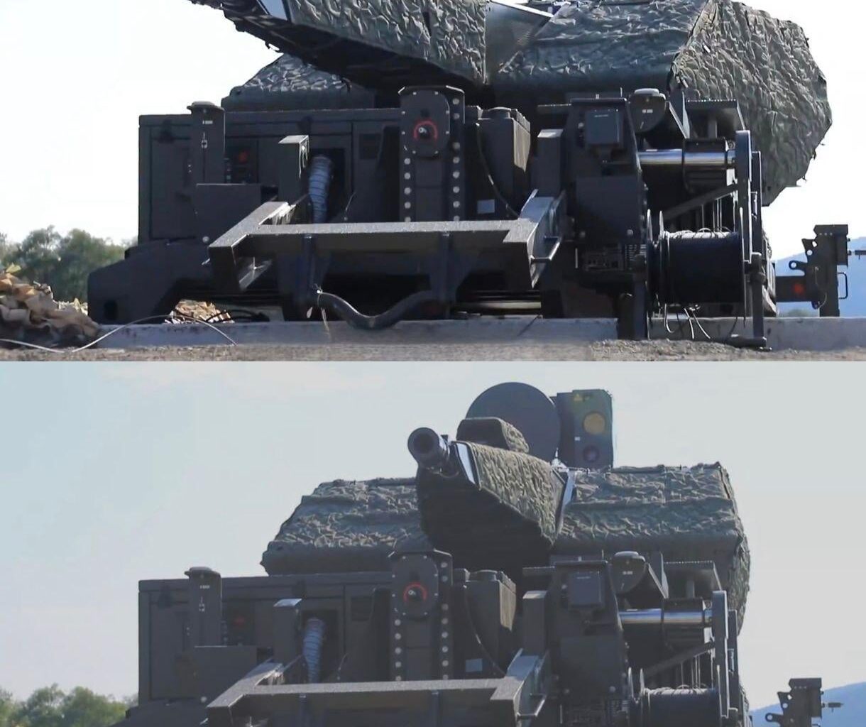 The first photos of the anti-aircraft installation of the German "Skynex" complex in service with the Ukrainian military