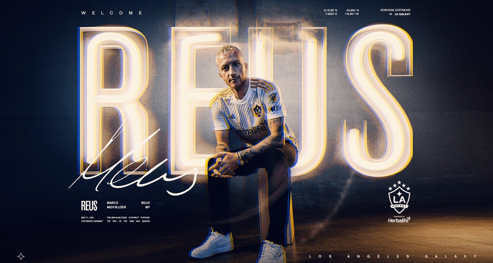 Offiziell: LA Galaxy verpflichtet Marco Reus