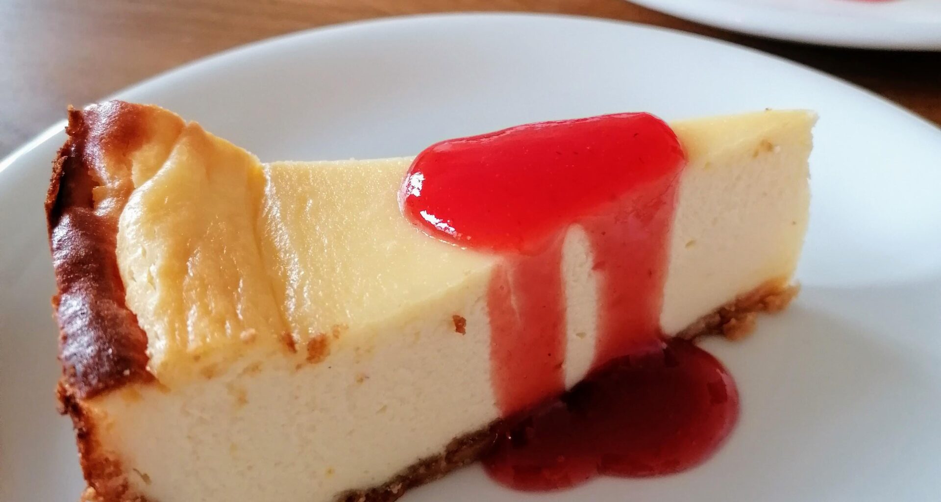 Cheesecake with Strawberry sauce