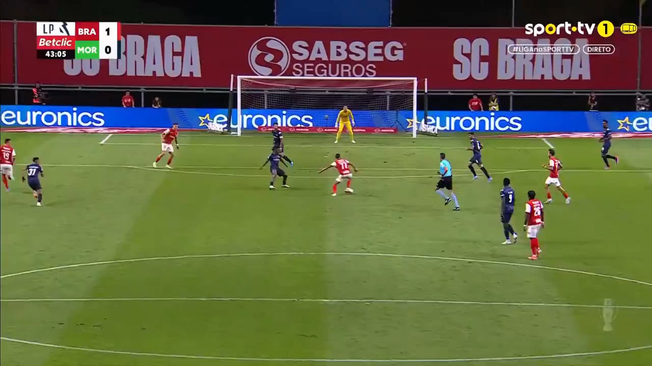 Golaço de Gabri Martínez (Braga) vs Moreirense