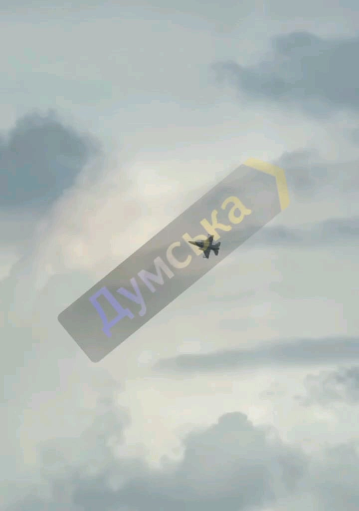 F-16 spotted flying over the skies of Odesa.
