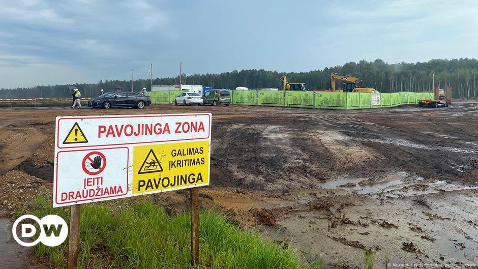 Lithuania begins construction of German military base