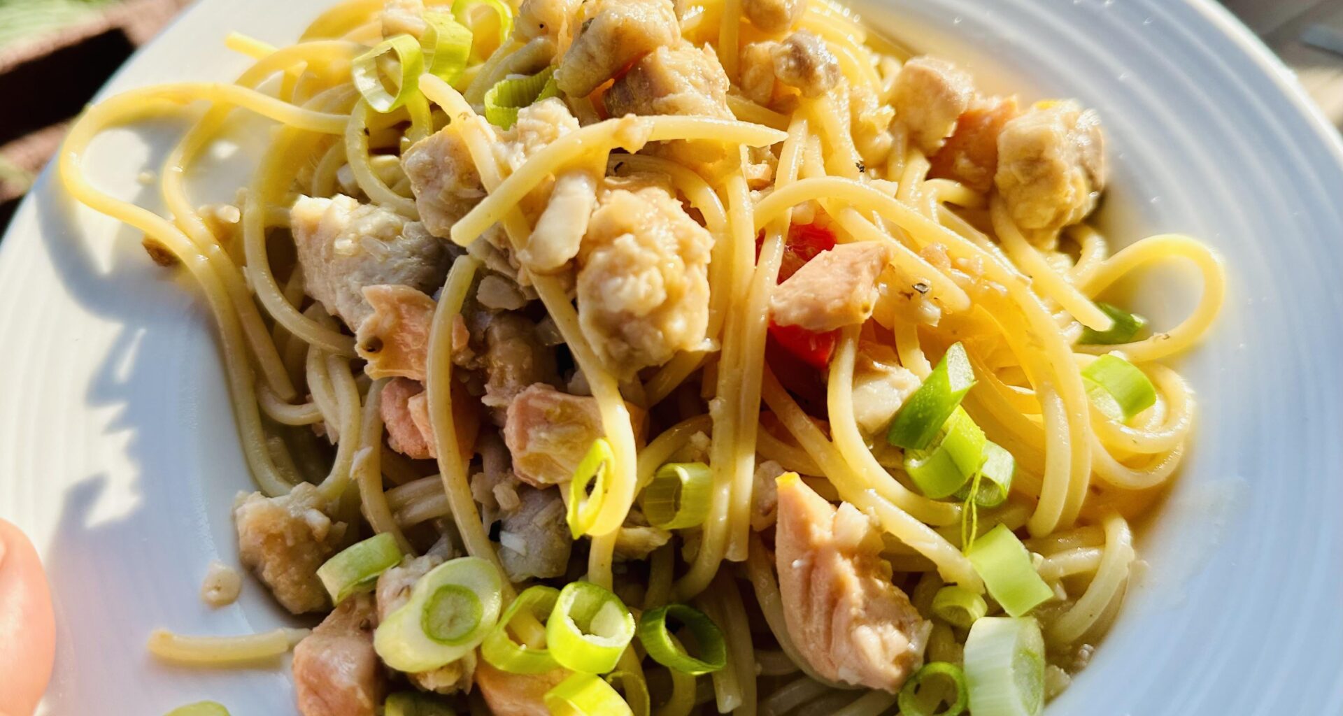 Pasta Lemone di Pesce (Fischnudeln mit Zitrone)