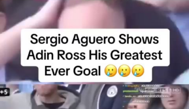 Aguero explaining his 93:20 goal to Adin Ross
