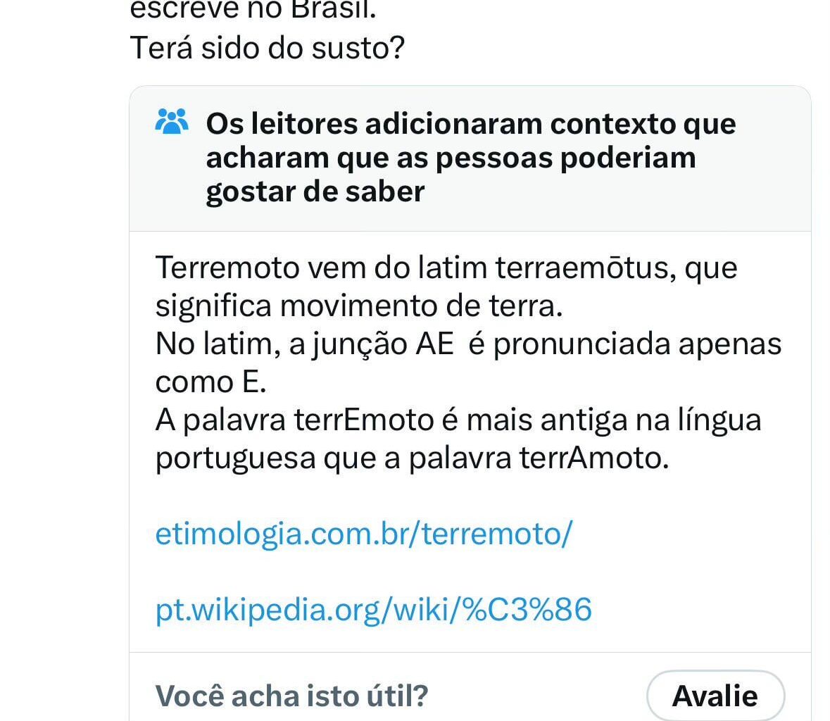 Político português tenta corrigir português brasileiro e recebe correção da ferramenta anti fake news do Twitter/X
