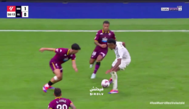 Militão moving like Zidane