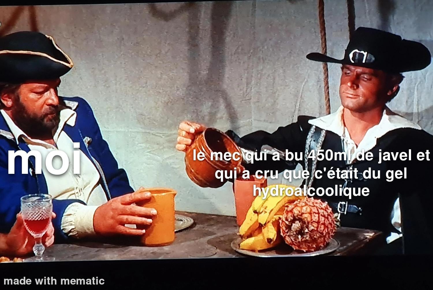 Je ne sais toujours pas comment il a pu confondre