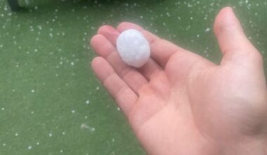 Una forta pedregada assota Andorra