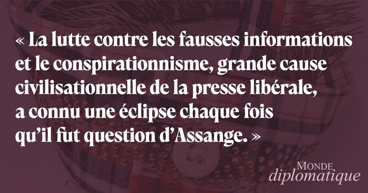Les médias contre Julian Assange, par Laurent Dauré (Le Monde diplomatique, août 2024)