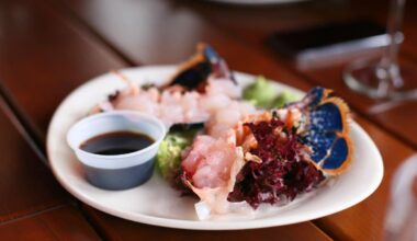 lobster sashimi