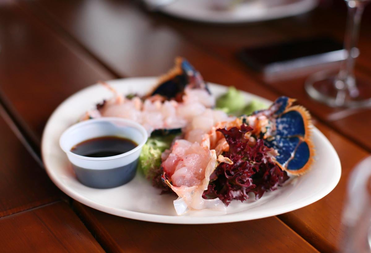 lobster sashimi