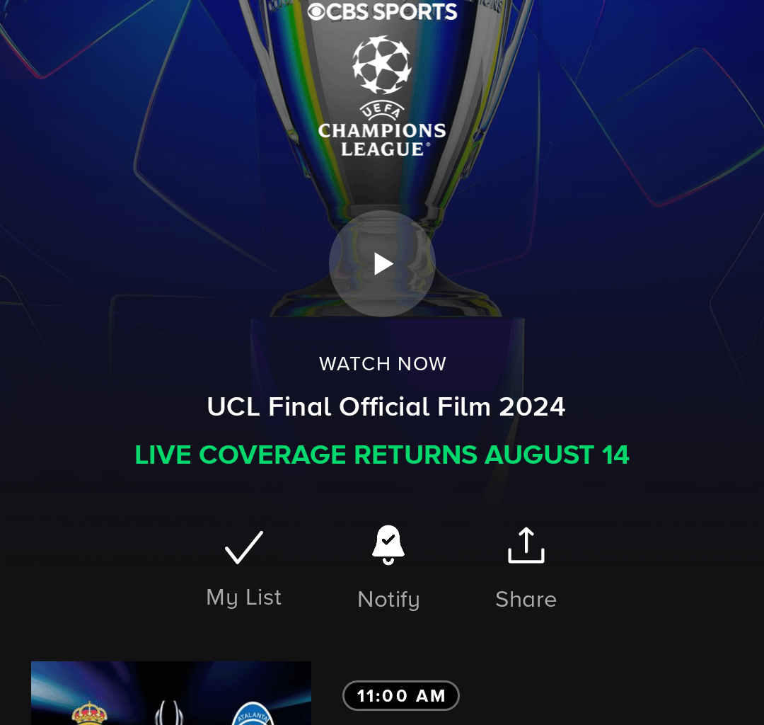 It's on...