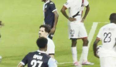Dembele wanted to take the penalty but Vitinha opposed to give RKM confidence.