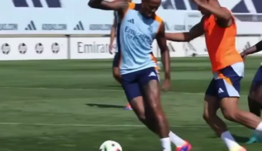 Eder Militão vs Kylian Mbappé.