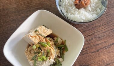 Homemade tofu