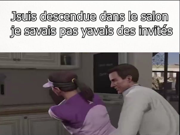 Je voulais pas déranger…