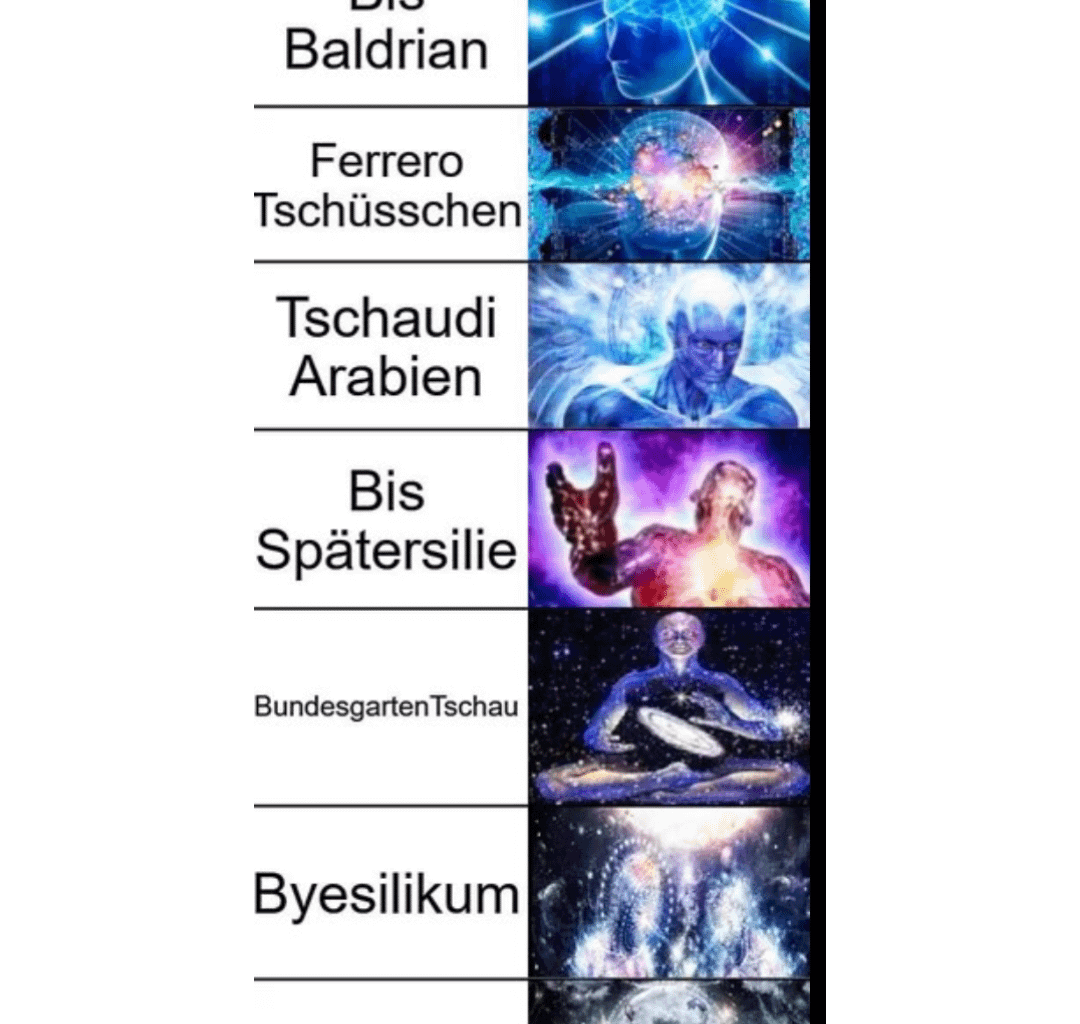 Tschüss 😂