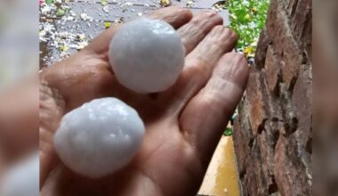 Intensa pedregada en diverses zones del Principat