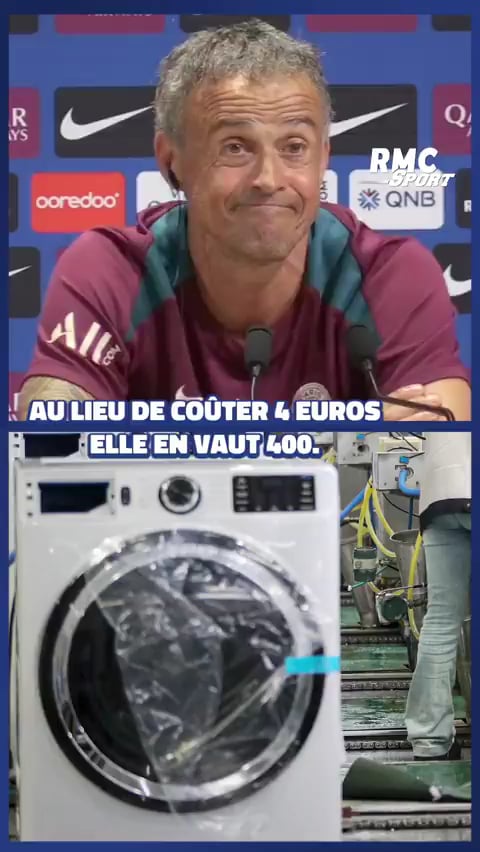 Lucho on the mercato: "When PSG wants to buy a washing machine, instead of costing 4€, it will cost 400€ but the machine must work as if it was worth 400€ when in reality it's still worth 4€. As simple as that."