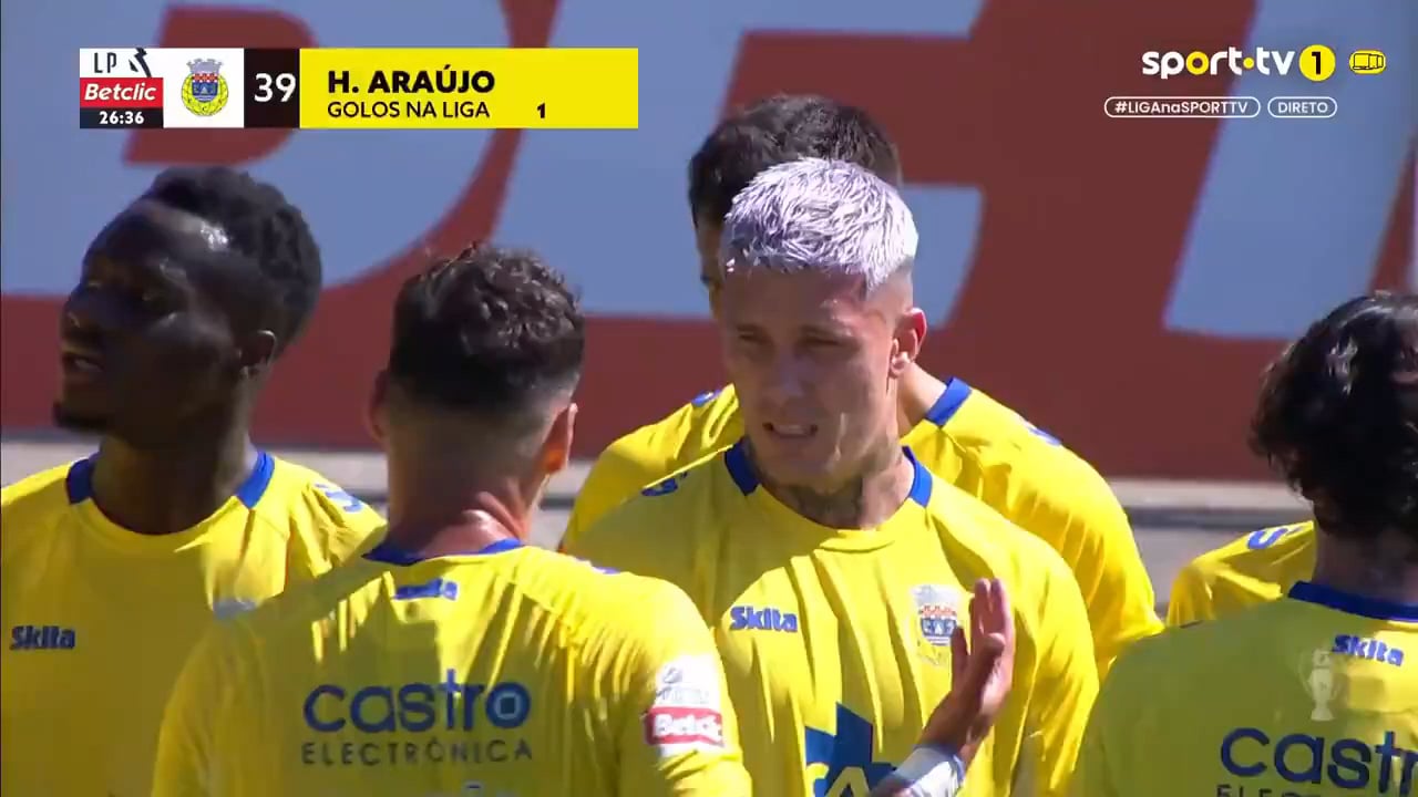 Golo de Henrique Araújo (Arouca) vs Nacional (1-0)