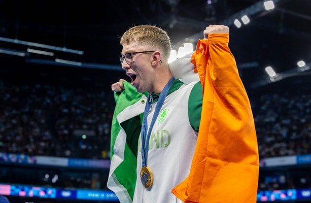 Daniel Wiffen claims second Olympic medal with bronze in 1,500m final