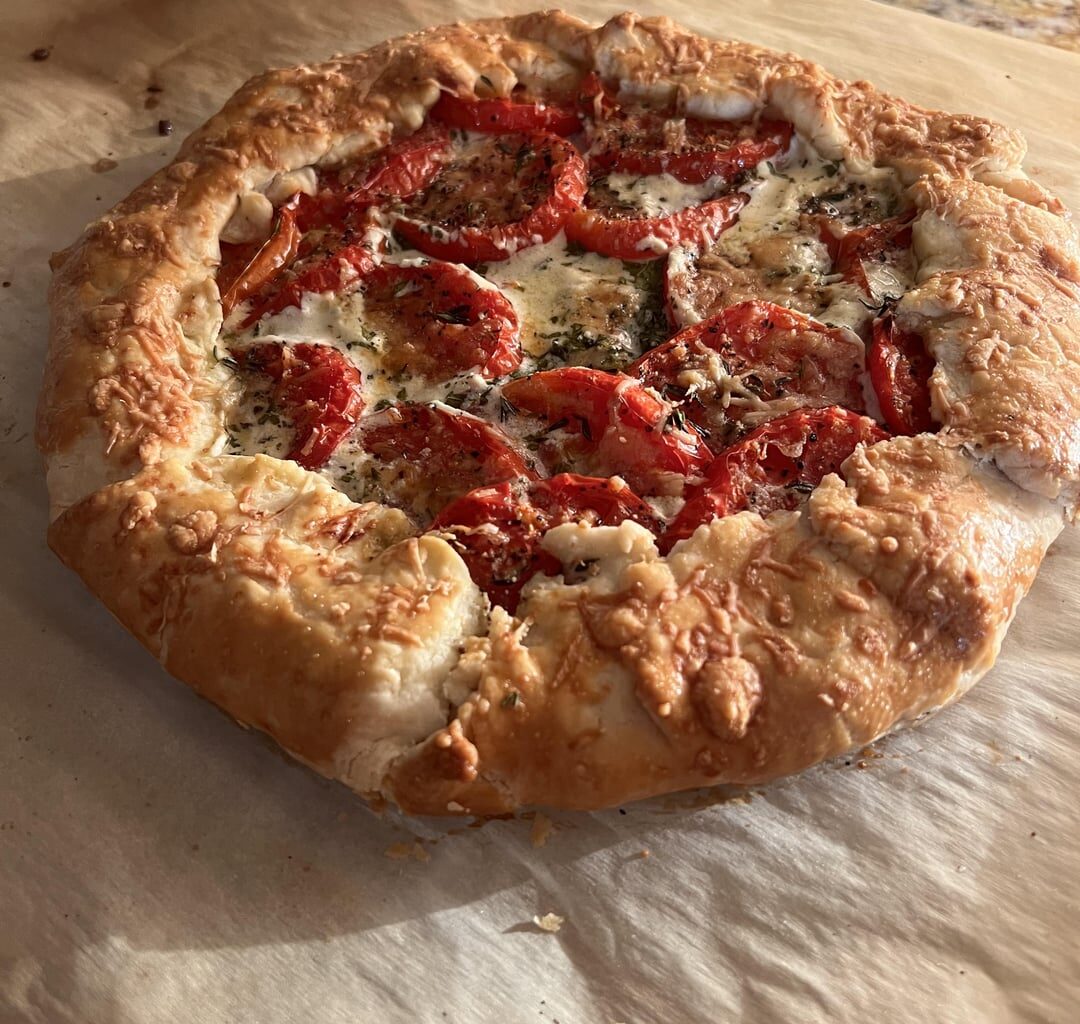 Fresh Tomato & Goat Cheese Galette