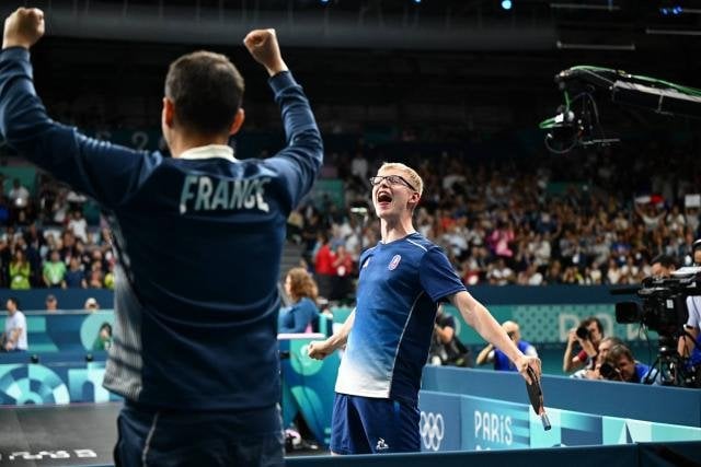 Tennis de table (H) : Félix Lebrun écrase Hugo Calderano et décroche le bronze aux JO de Paris 2024