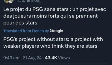 Do PSG need stars?