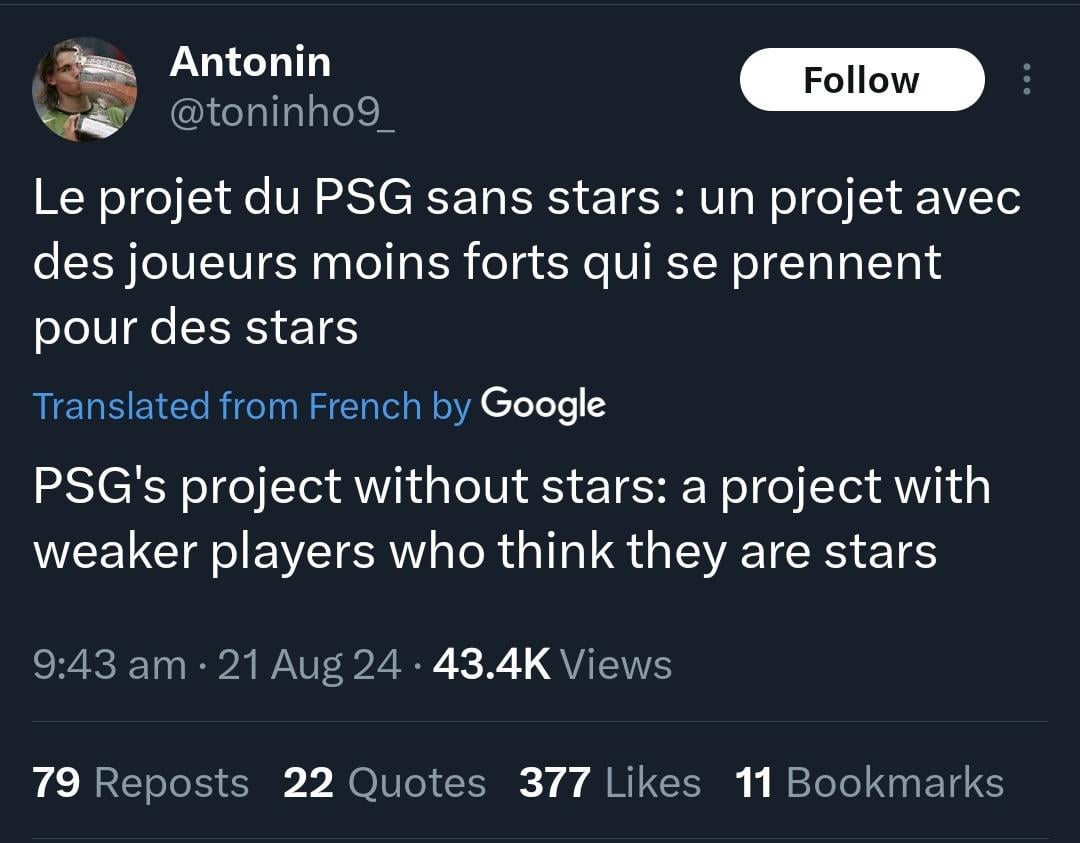 Do PSG need stars?