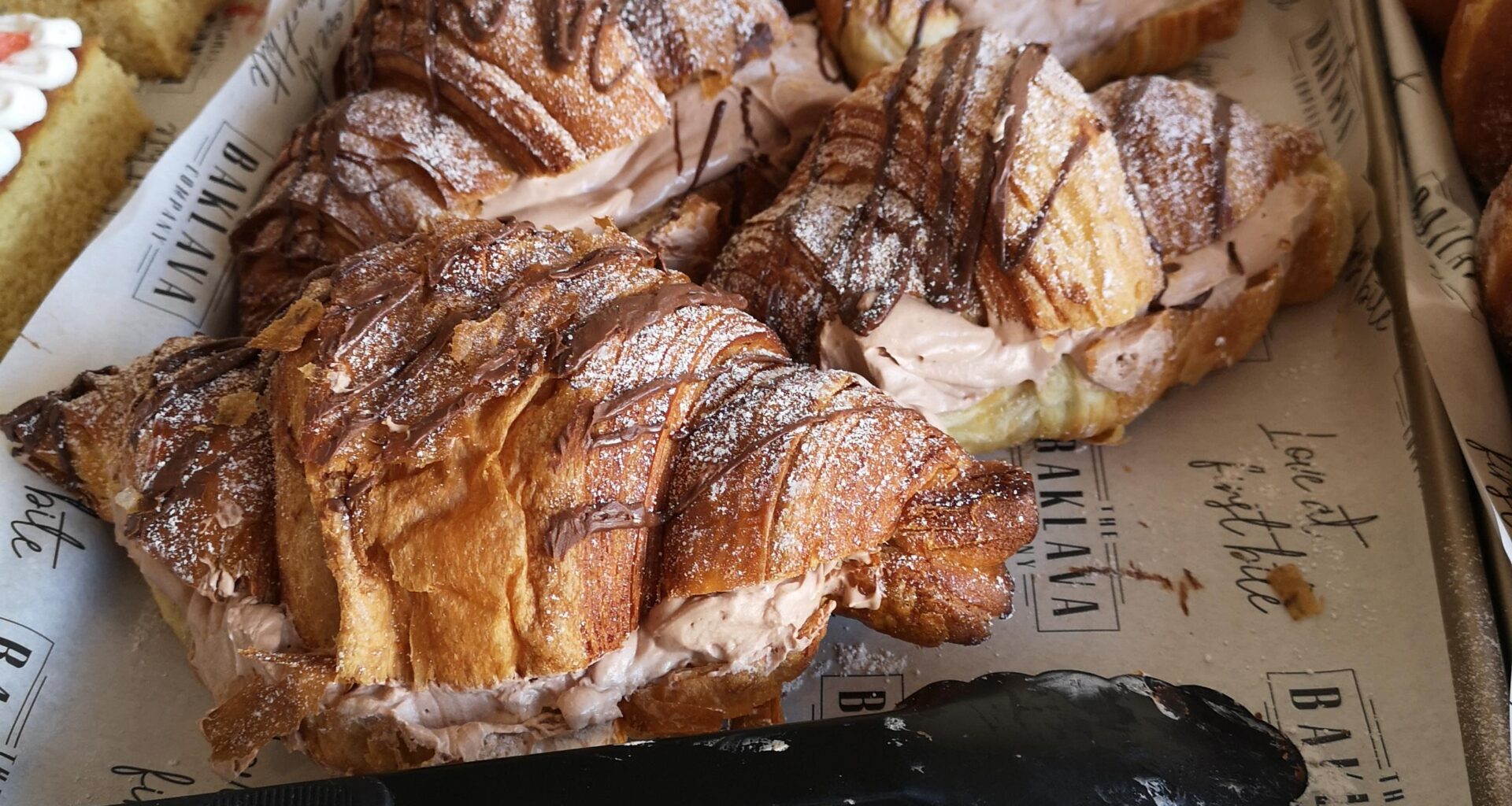 Nutella cream croissants
