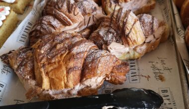 Nutella cream croissants