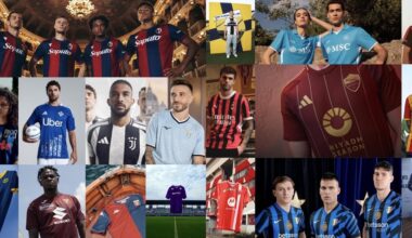 What do you think of the home kits of Serie A teams?