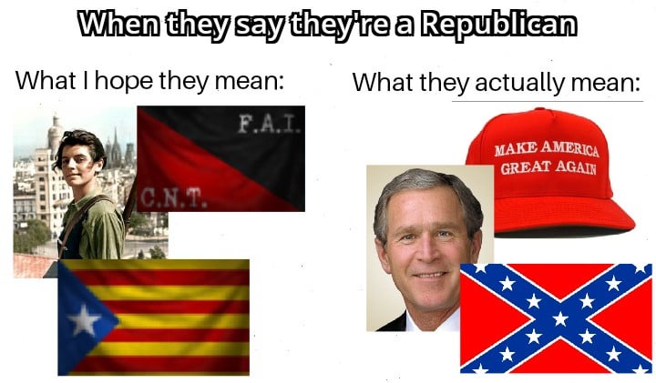 Quand iels te disent qu'iels sont Républicains...